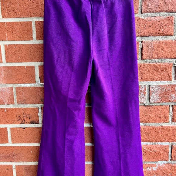 Vibrant Purple Kids Casual Pants - Picture 2 of 5